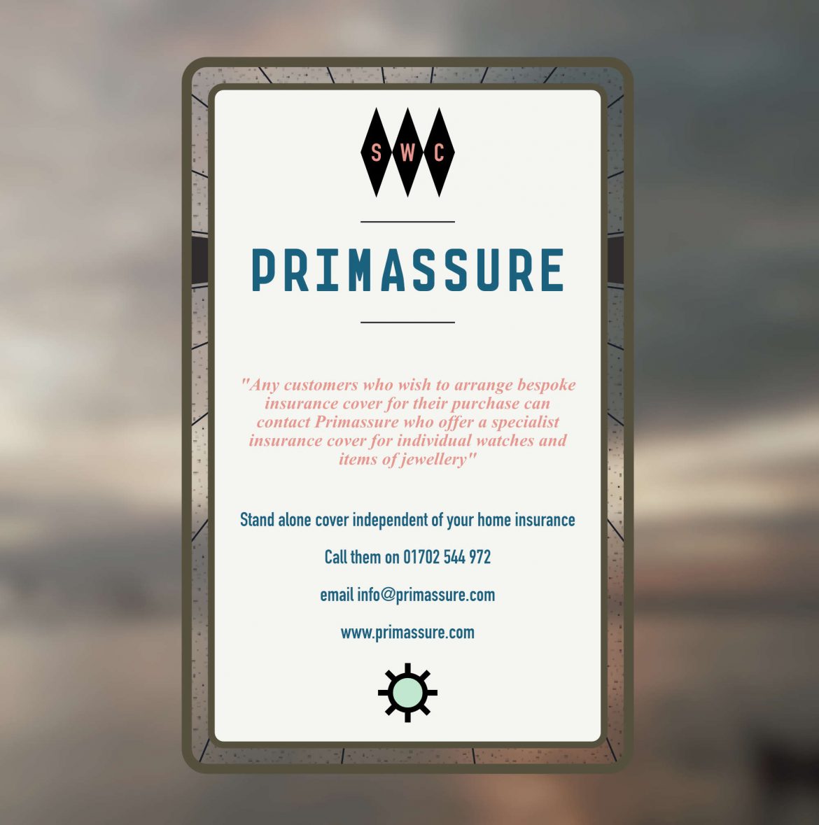Primmasure insurance poster