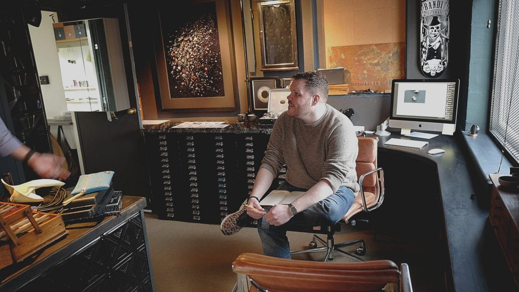 Chris Man at Schofield HQ