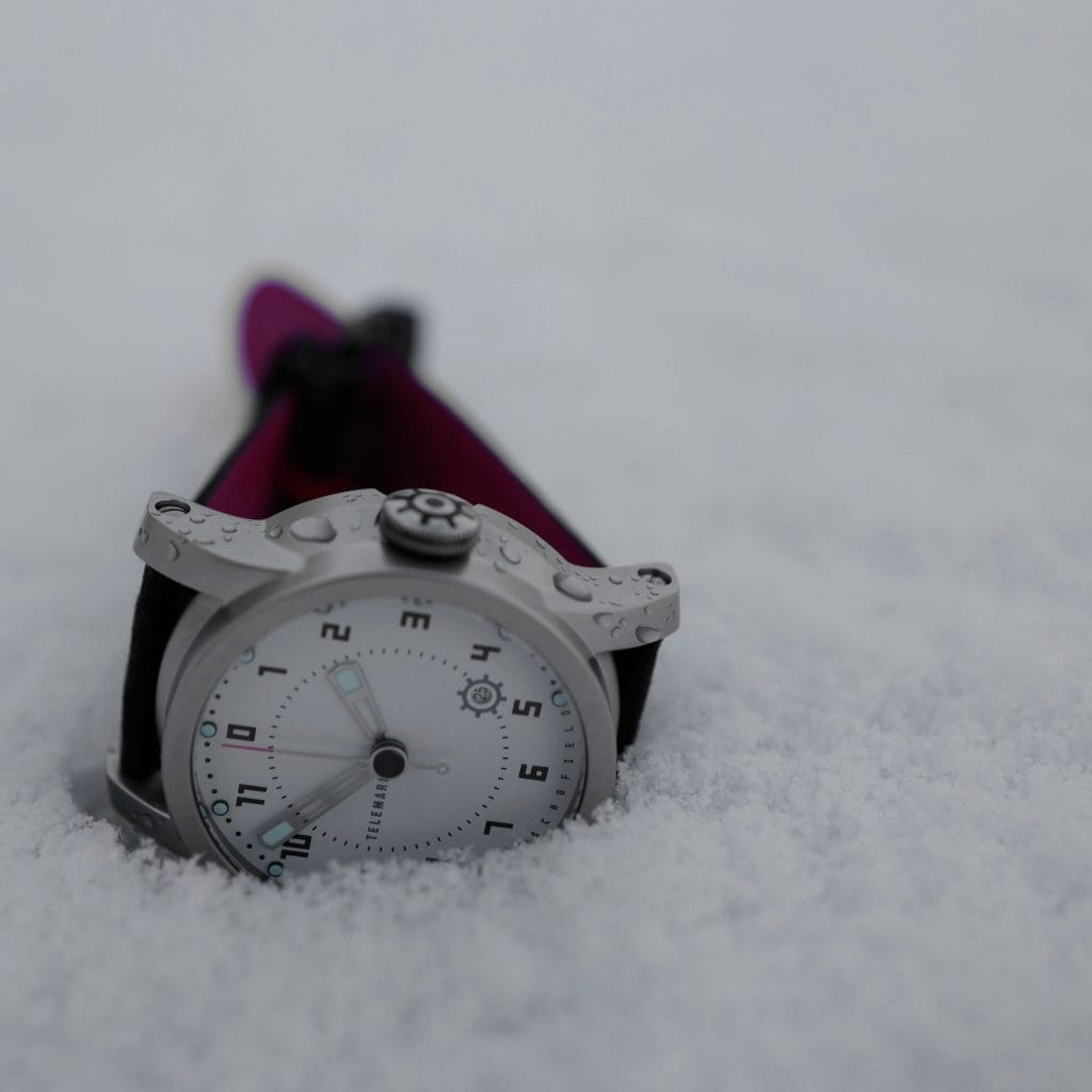 Telemark in the snow