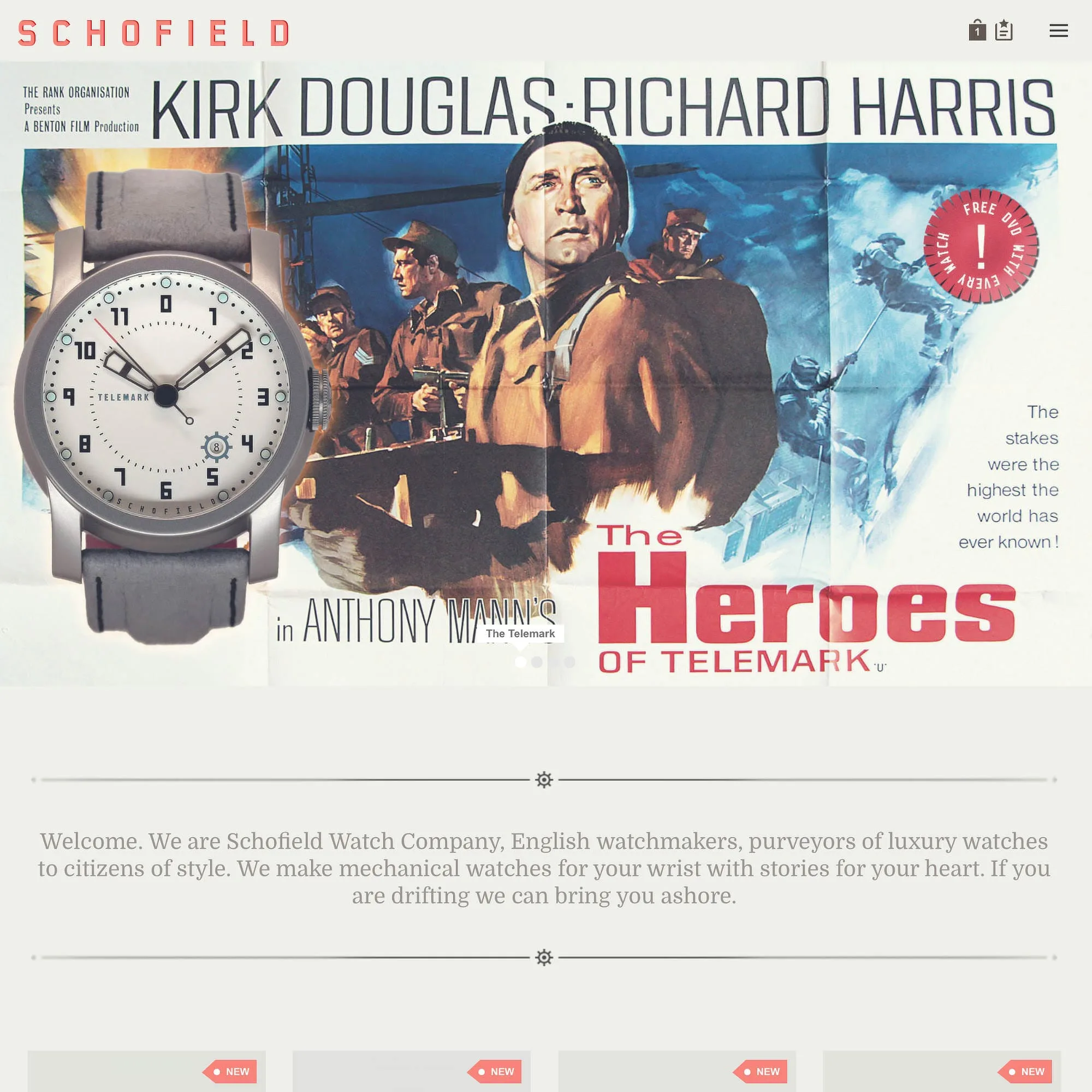 Homepage screenshot