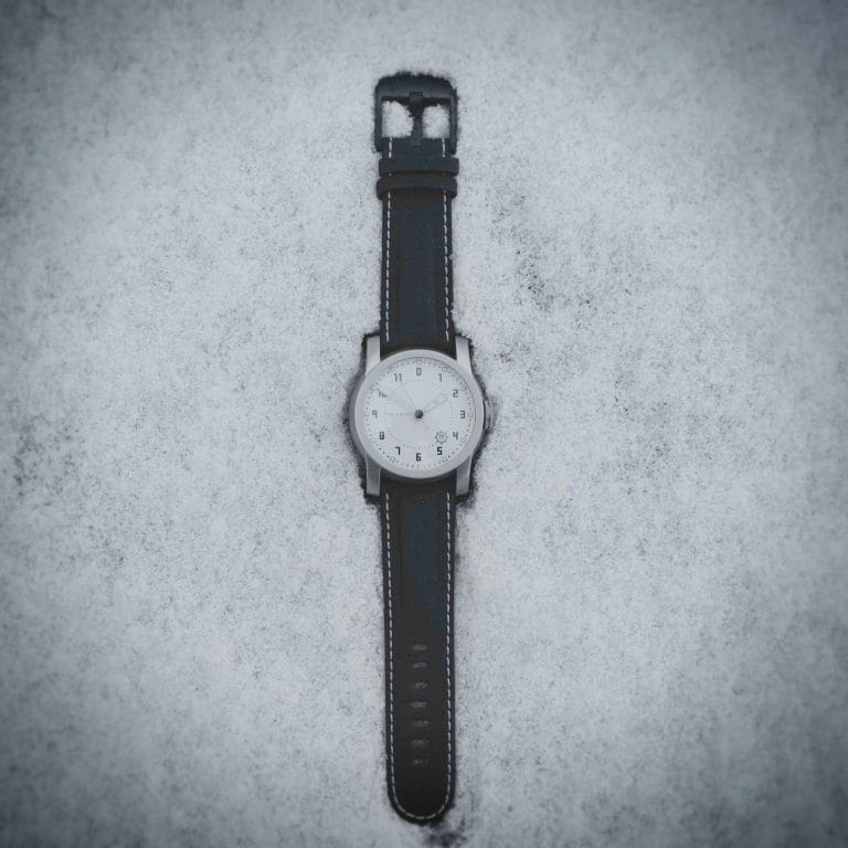 Telemark laid out on snow