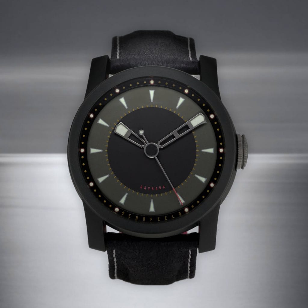 Daymark Dark on Grey Background