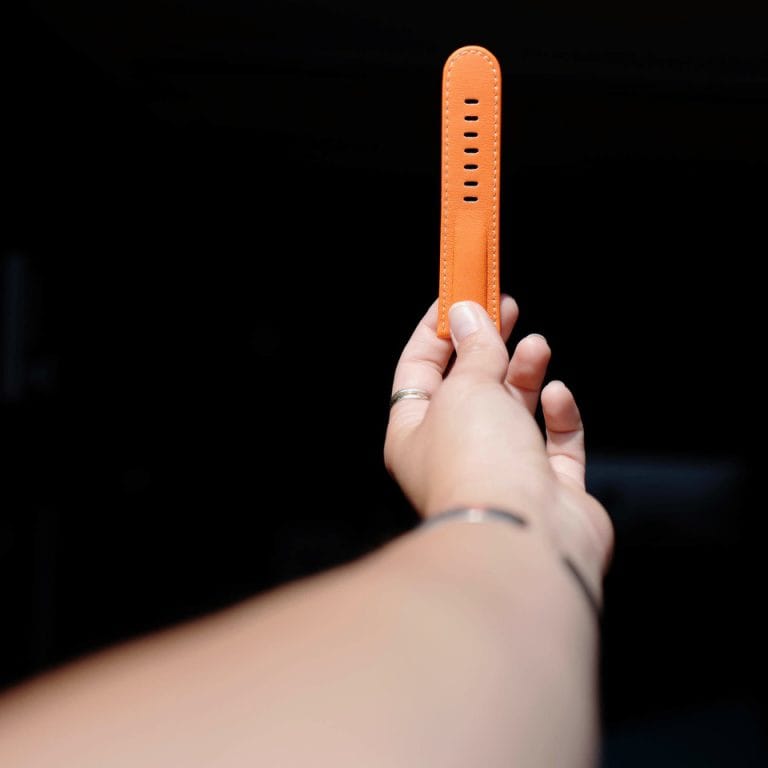 Schofield + Cudd Flourescent Orange Strap