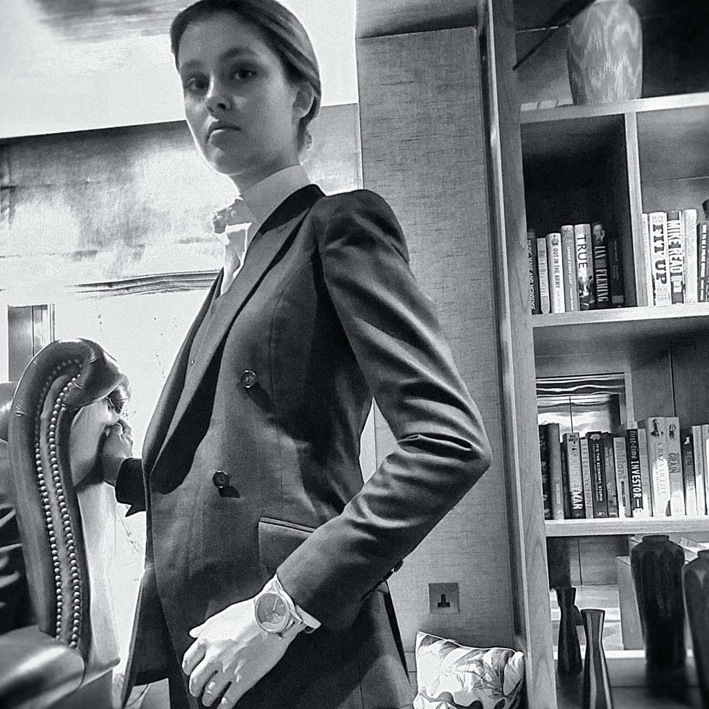 Model wearing a Schofield Signalman Bare Bones