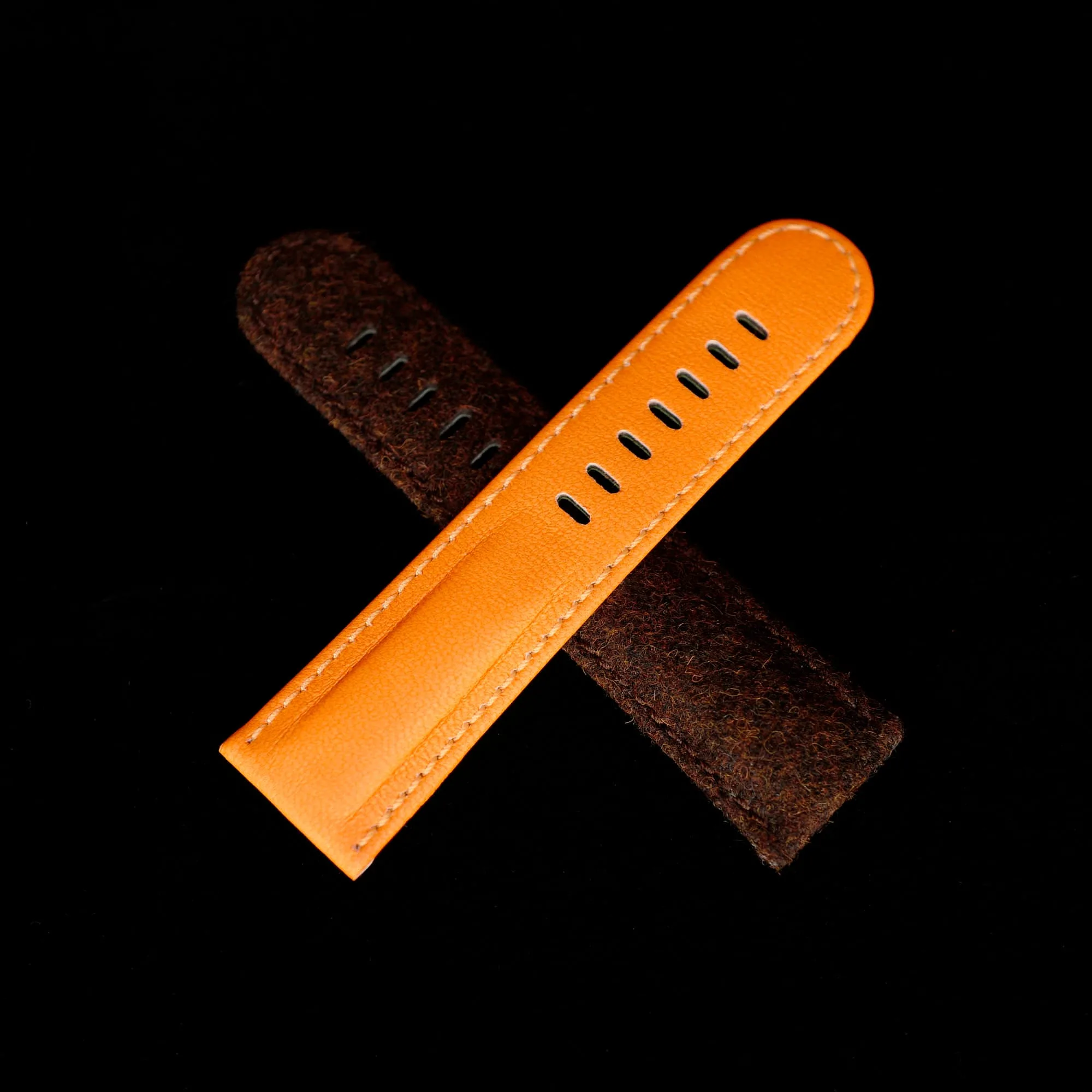 Schofield luxury orange Watch Straps