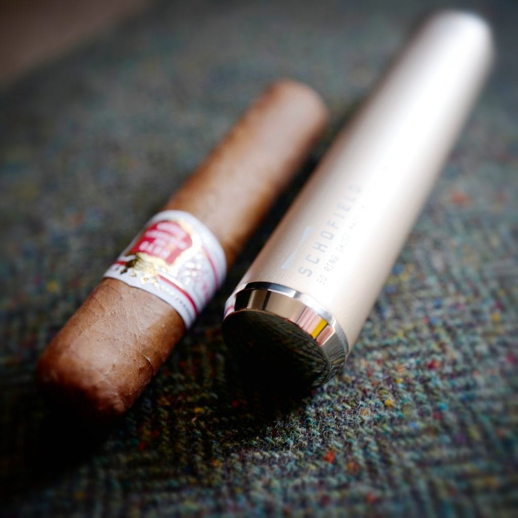 Champagne Cigar Tube