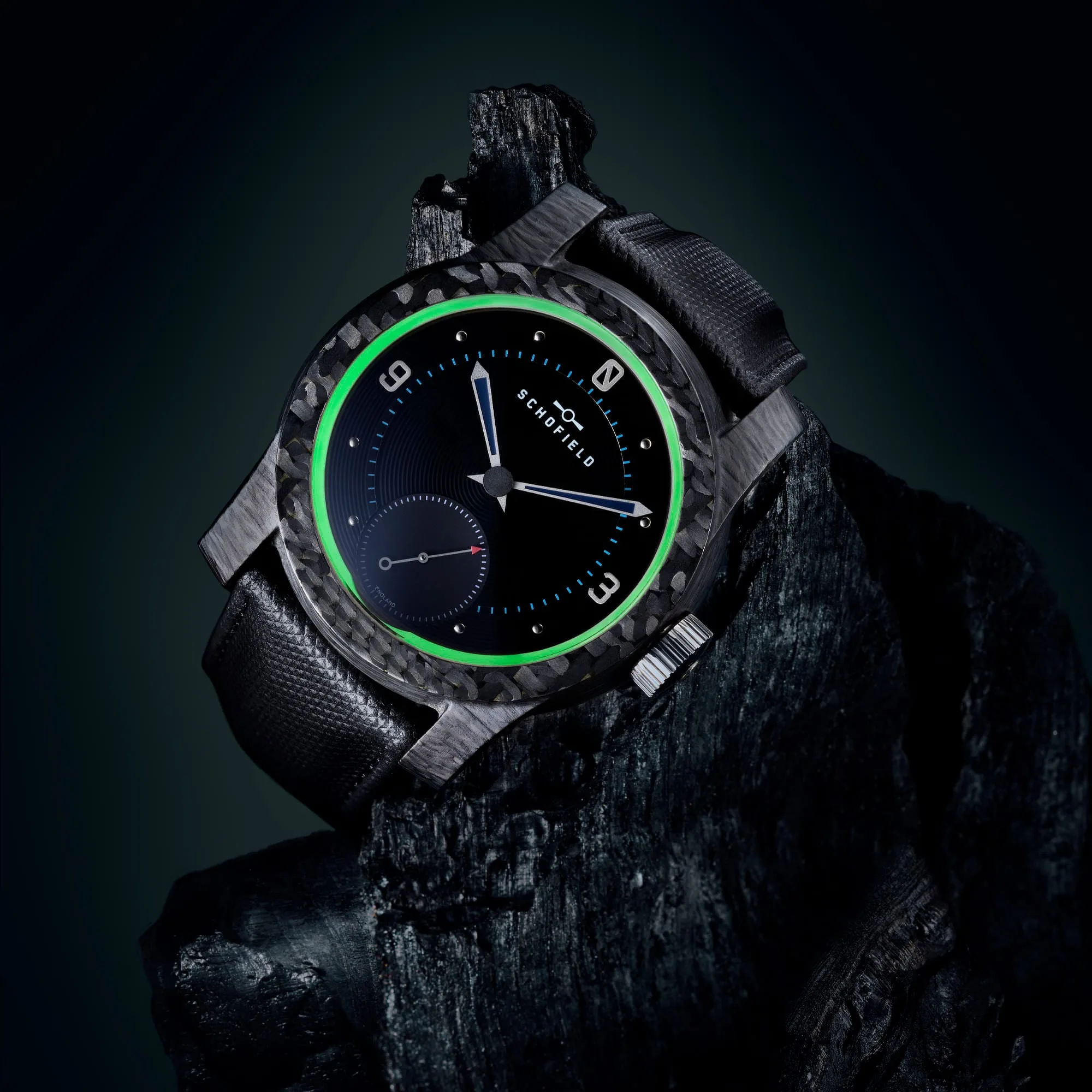 Blacklamp Carbon Fibre Watch
