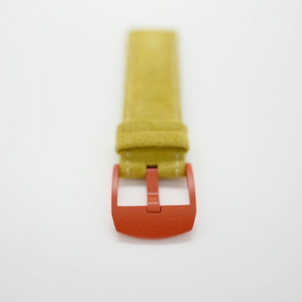 Yellow Suede watch strap