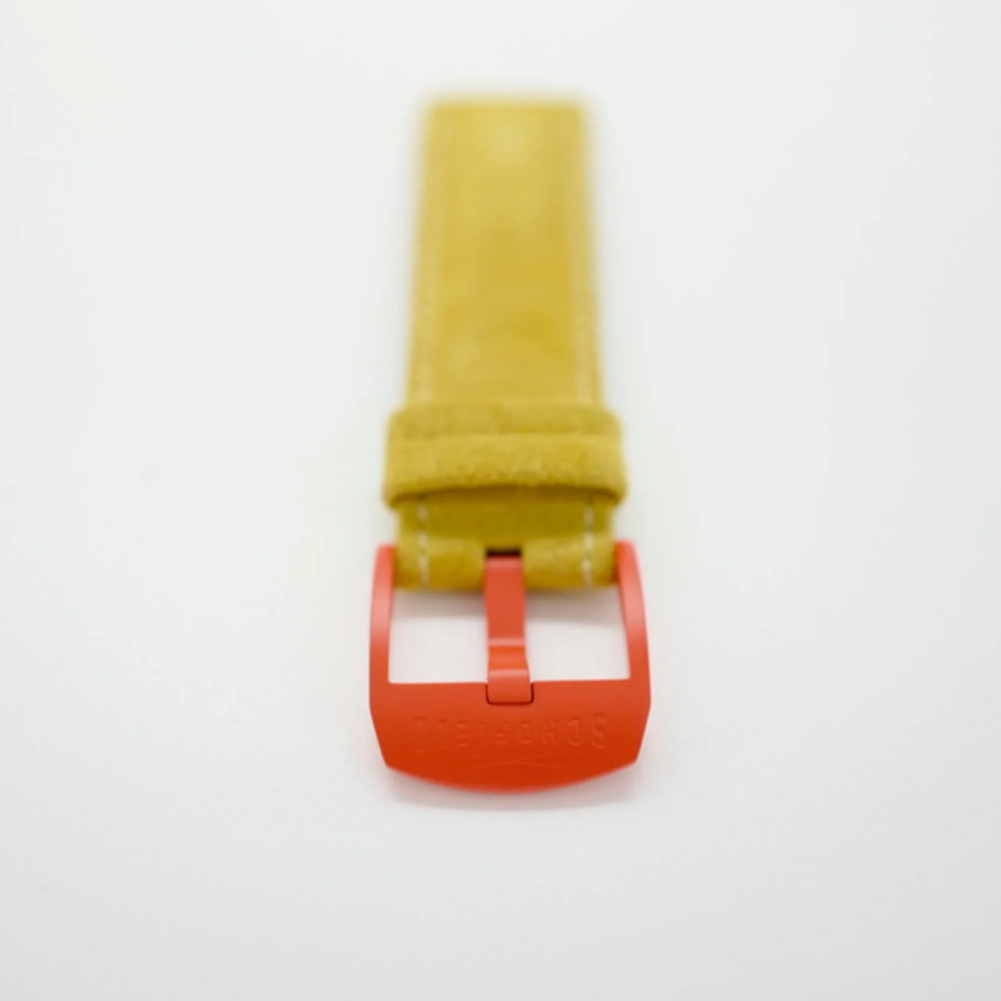 Yellow Suede watch strap