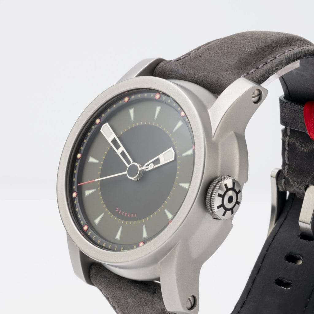 Schofield green dialled watches