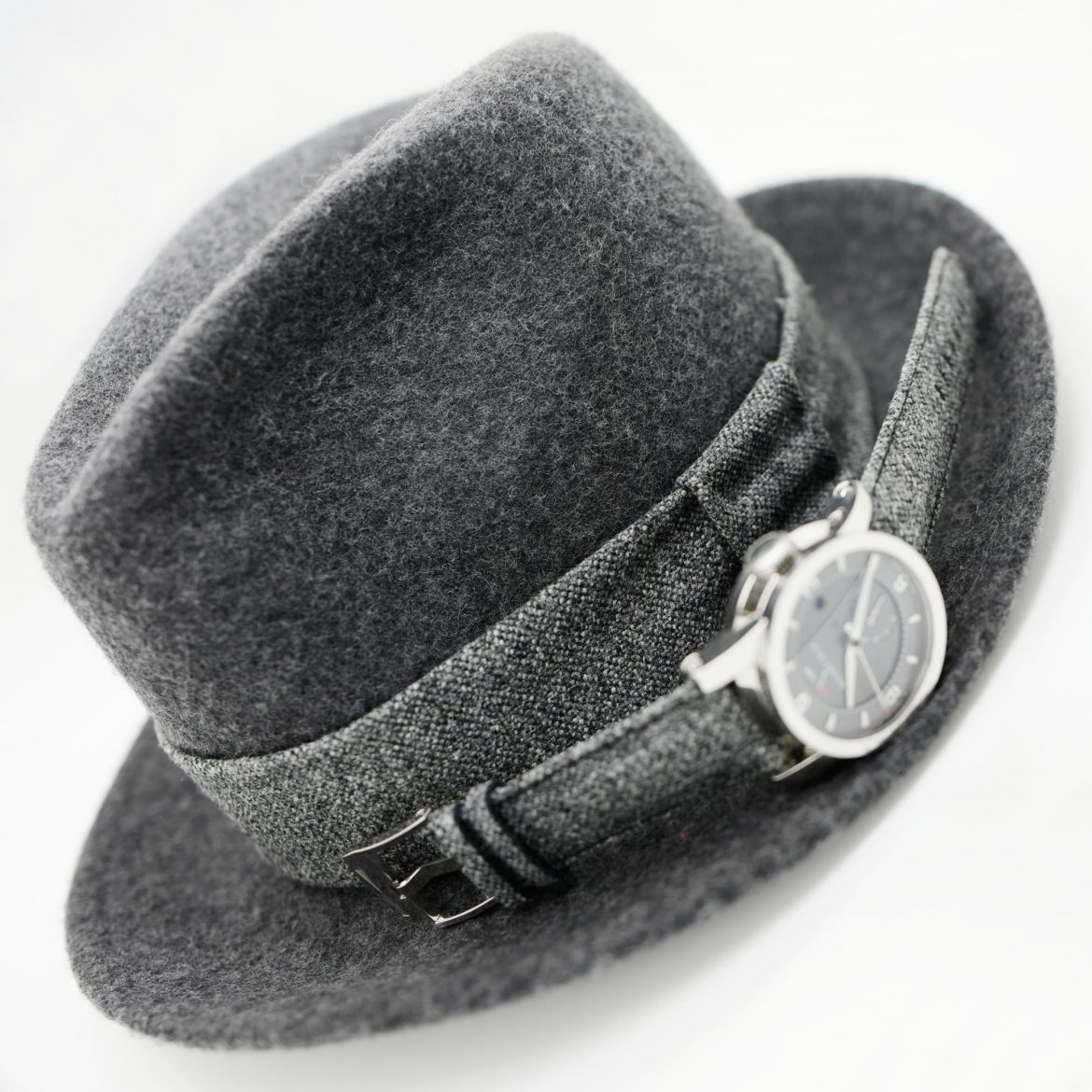 hat and strap