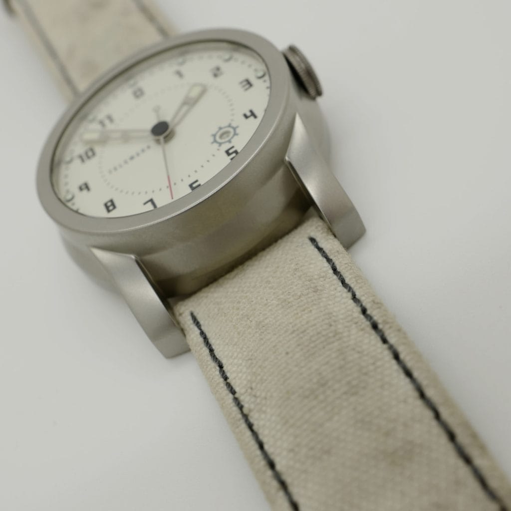 Telemark on scruff strap