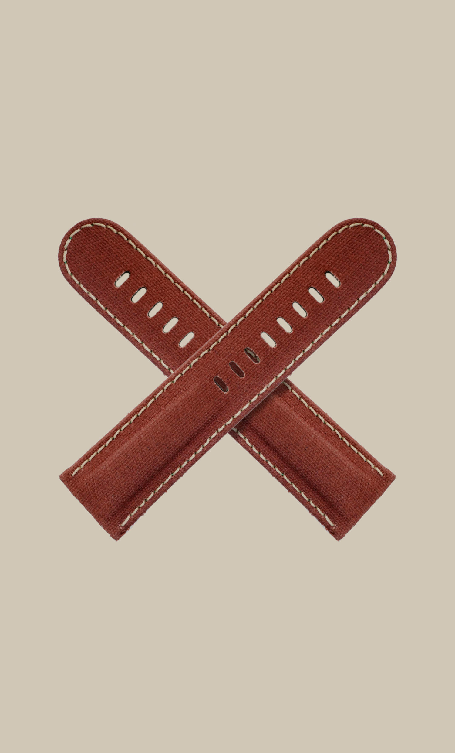Rust coloured Millican watch Strap