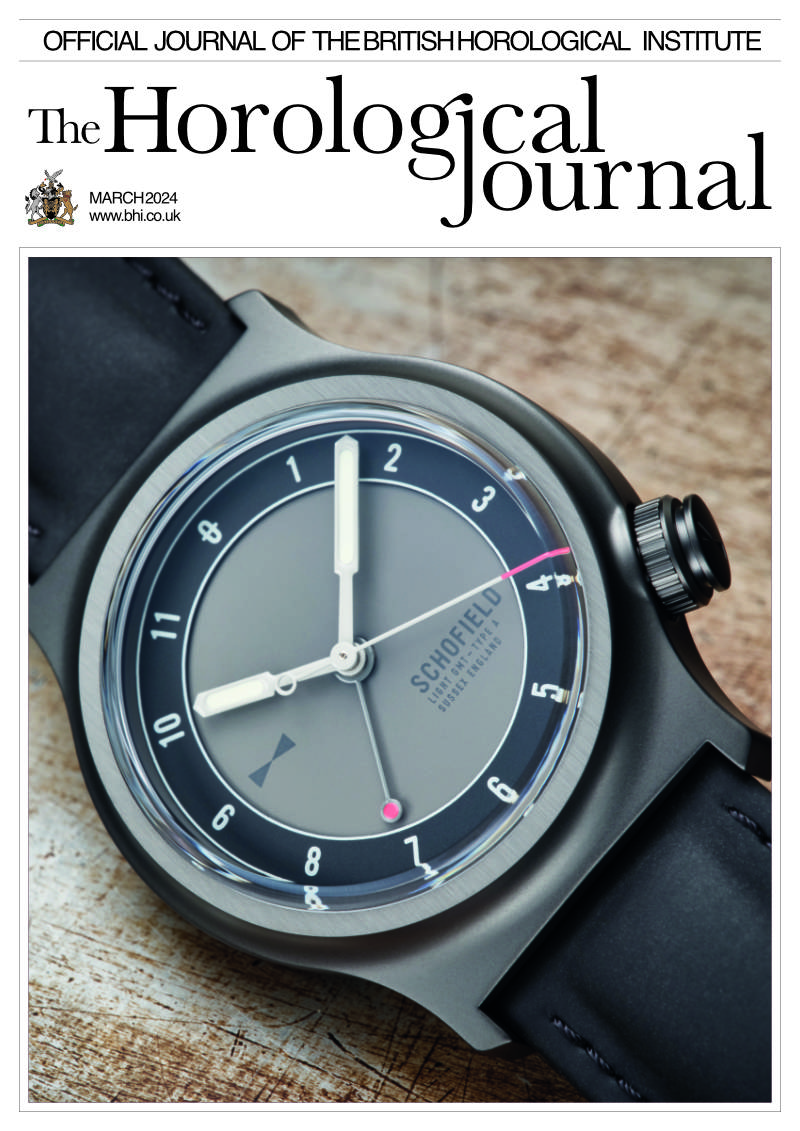 Schofield in the HOROLOGICAL JOURNAL