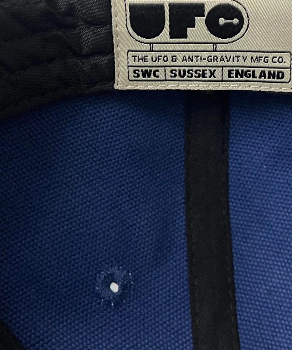 SCHOFIELD UFO PATCH CAP INSIDE SCHOFIELD UFO PATCH CAP INSIDE, an indigo baseball cap