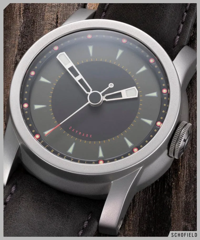 The Daymark watch, British luxury watches. using an ETA 2824-2 automatic movement.
