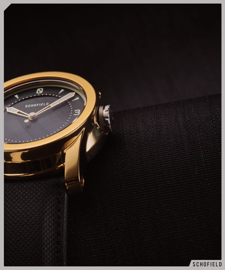 Schofield Gold Treasure Watch, limited edition.