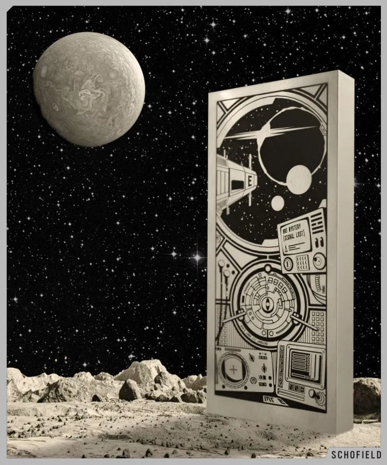 Mr E art. Monolith series Stainless Steel art piece, limited edition.