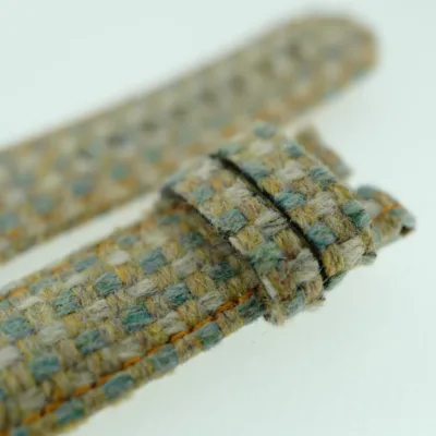 Cashmere Watch Strap keepers Schofield Cashmere watch strap with strong keepers