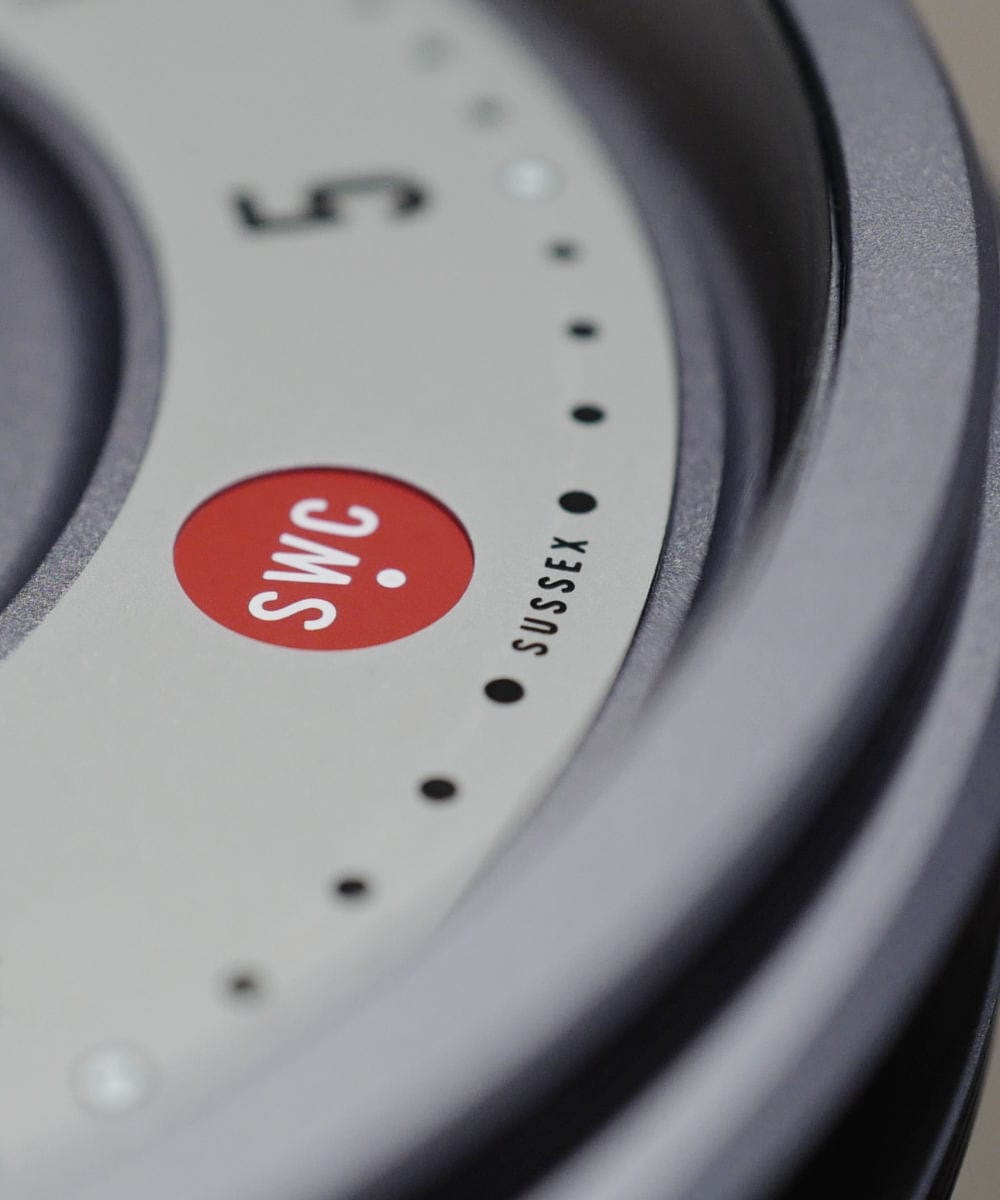 The Schofield luxury wall clock dial