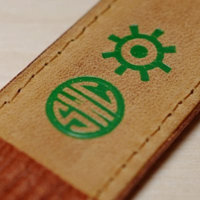 Schofield leather watch straps. Like tree bark.
