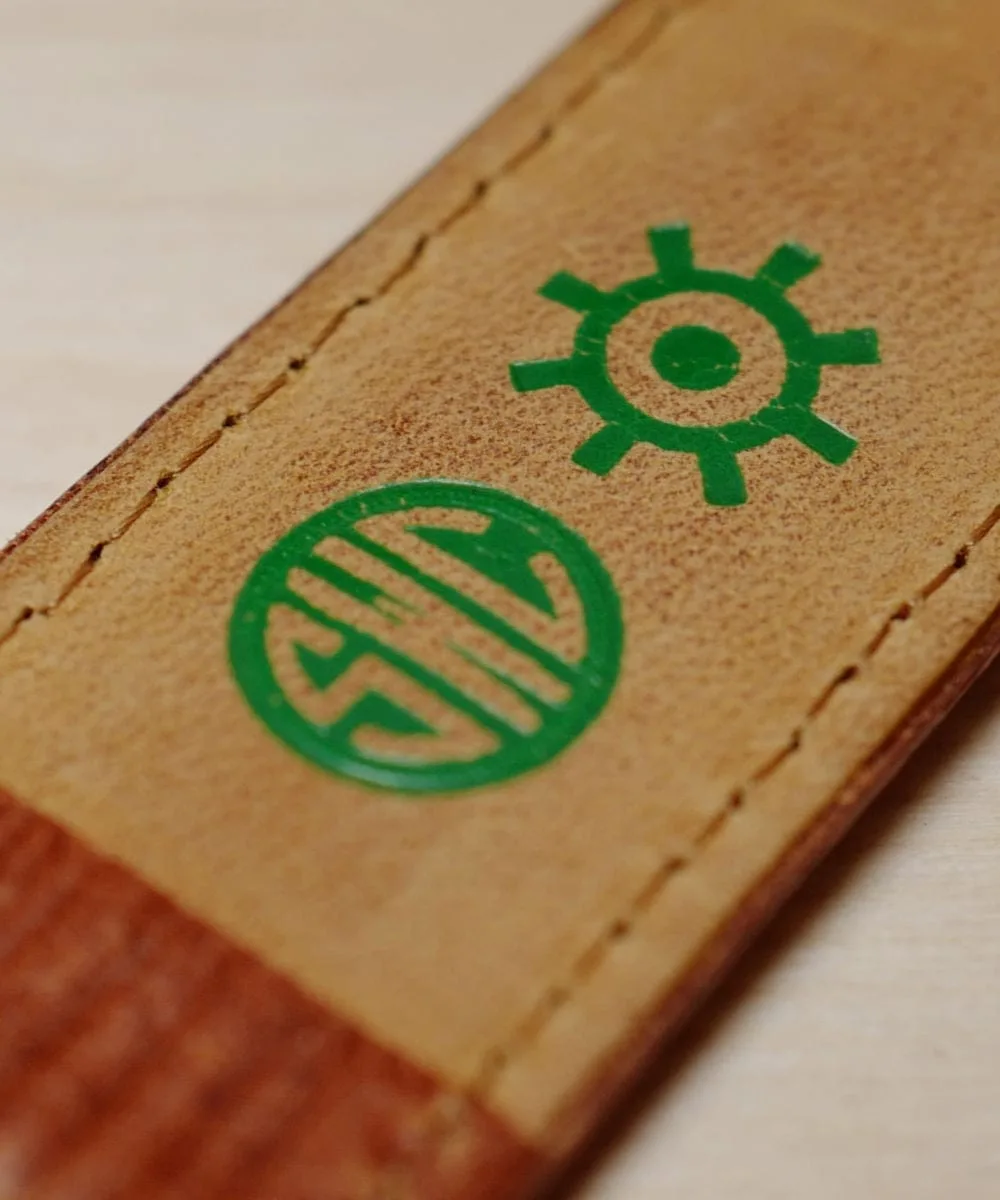Schofield leather watch straps. Like tree bark.
