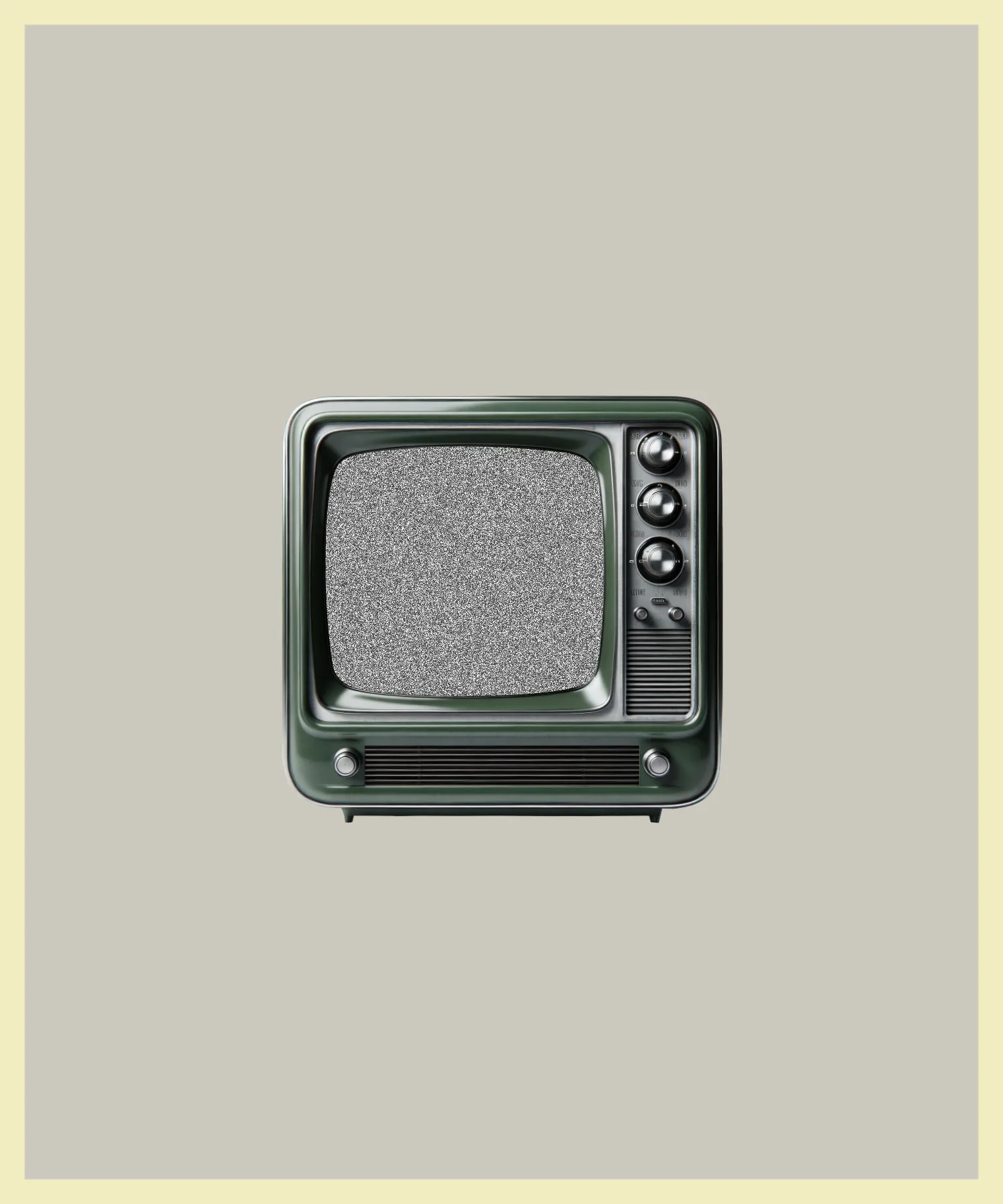 Giles TEDx talk slide with a TV.