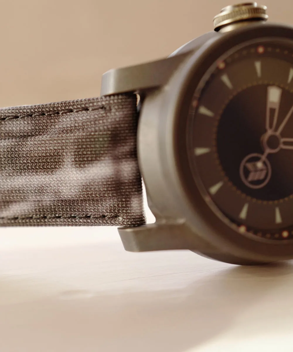 Schofield B&W Watch Strap B&W OBD Watch Strap on Watch
