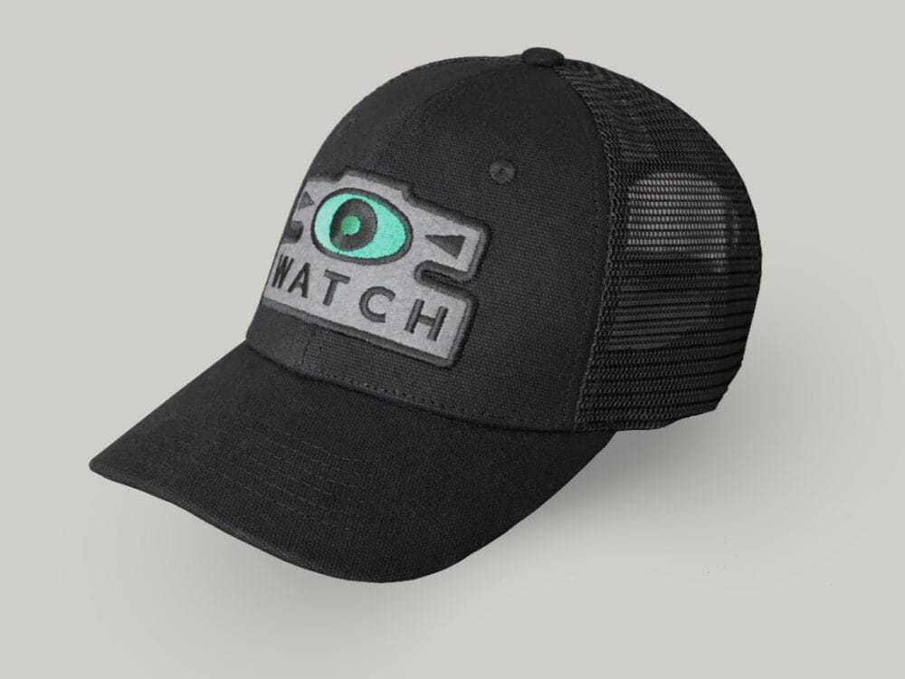 Schofield watched Truckie's cap Schofield black cap with watch patch and a single seeing eye